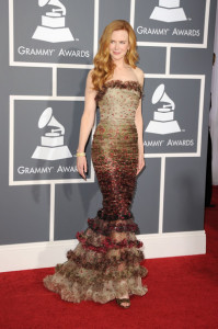 Actress Nicole Kidman arrives at The 53rd Annual GRAMMY Awards held at Staples Center on February 13, 2011 in Los Angeles, California