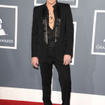Singer Adam Lambert arrives at The 53rd Annual GRAMMY Awards held at Staples Center on February 13, 2011 in Los Angeles, California
