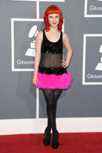 Singer Hayley Williams arrives at The 53rd Annual GRAMMY Awards held at Staples Center on February 13, 2011 in Los Angeles, California