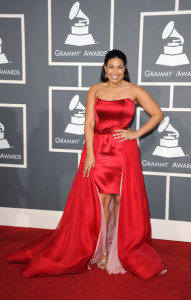 Singer Jordin Sparks arrives at The 53rd Annual GRAMMY Awards held at Staples Center on February 13, 2011 in Los Angeles, California