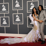 Singer Katy Perry and actor Russell Brand arrive at The 53rd Annual GRAMMY Awards held at Staples Center on February 13, 2011 in Los Angeles, California