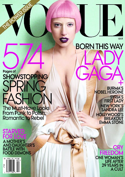 lady gaga 2011. Lady Gaga covers the March
