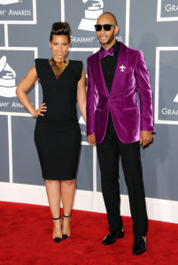 alicia keys & swizz beatz grammys 2012