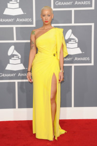 amber rose grammys 2012